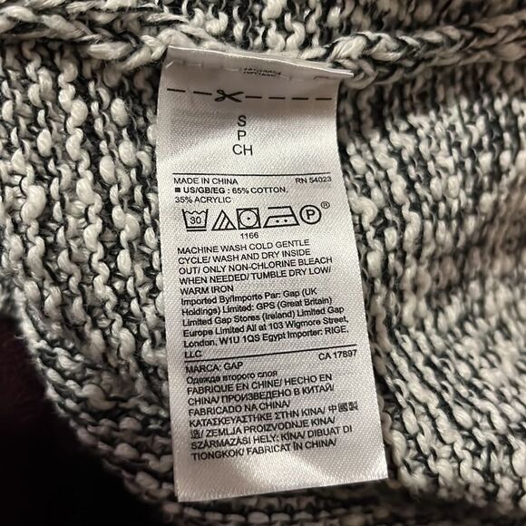 Gap Marled Sleeveless Mock Turtleneck Sweater Size Small - Picture 8 of 8